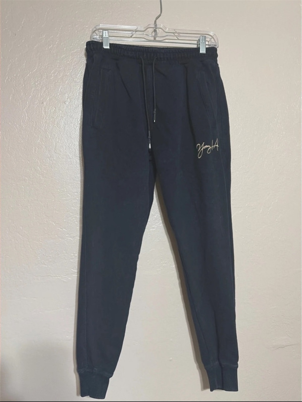 YoungLA Navy Blue Jogger Sweatpants Youth Large